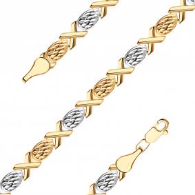 Золотой браслет плетение Фантазийное МАГНАТ МА 023094 МА 023094 фото